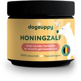 Honingzalf voor Honden - Ondersteunt Wondgenezing & Huidherstel - Wondverzorging - 100% Natuurlijk - 125 ml - Natuurlijke Huidondersteuning - Helpt bij Sneller Herstel van Wondjes & Kalmeert de Huidirritaties - Wondzalf - Wondherstel