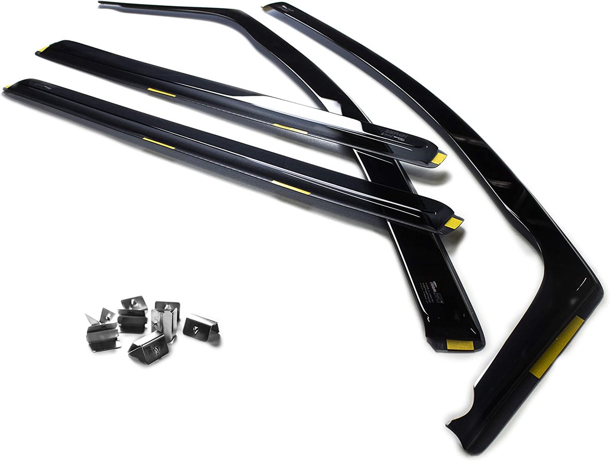 Suzuki Liana donkere zijwindschermen set 4-delig (voor & achterramen) tbv 5-deurs Hatchback model VANAF 2001- pasvorm Team Heko