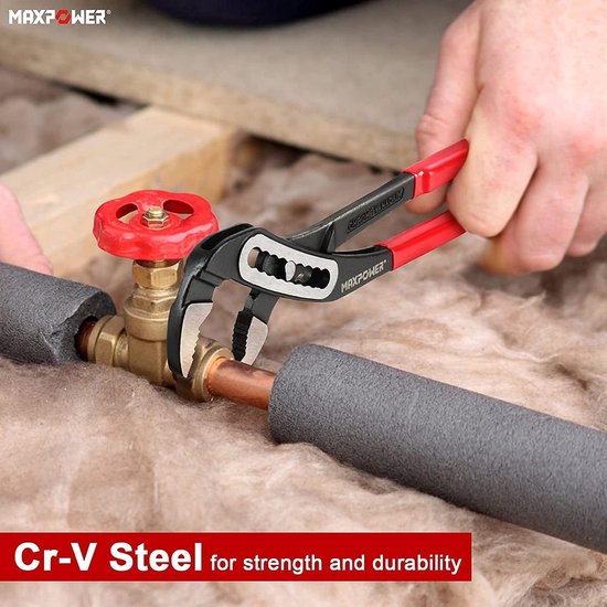 39.95 - 23mm Max. Waterpomp Sleuteltang kopen met vlakke bek