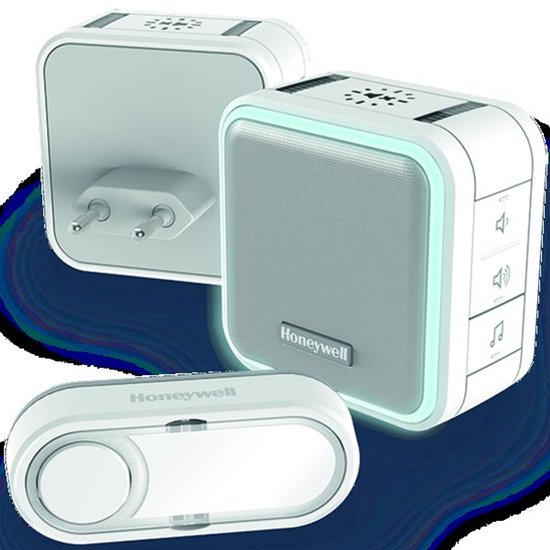 Honeywell Home DC515SHGP2 draadloze deurbel met 2 ontvangers - wit — afbeelding 2