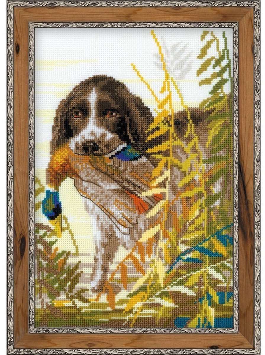 Riolis borduurpakket Hunting Spaniel PT 1151