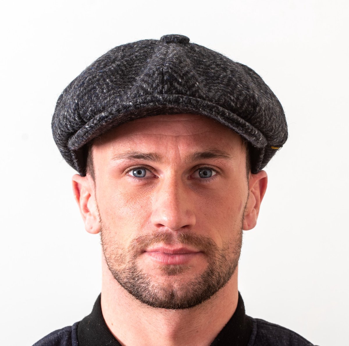 The Scholar 100% Kerry Woolen Mills Tweed Charcoal | Hatman of Ireland maat Xtra Large (60/61cm)