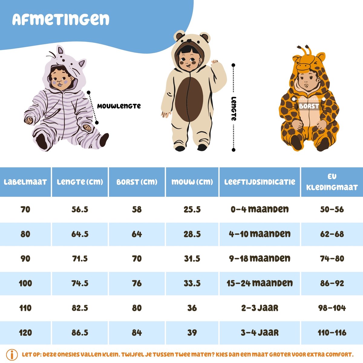 JAXY Baby Onesie - Baby Rompertjes - Baby Pyjama - Baby Pakje - Baby Verkleedkleding - Baby Kostuum - Baby Winterpak - Baby Romper - Baby Skipak - Baby Carnavalskleding - EU (label 110) - Husky — afbeelding 5