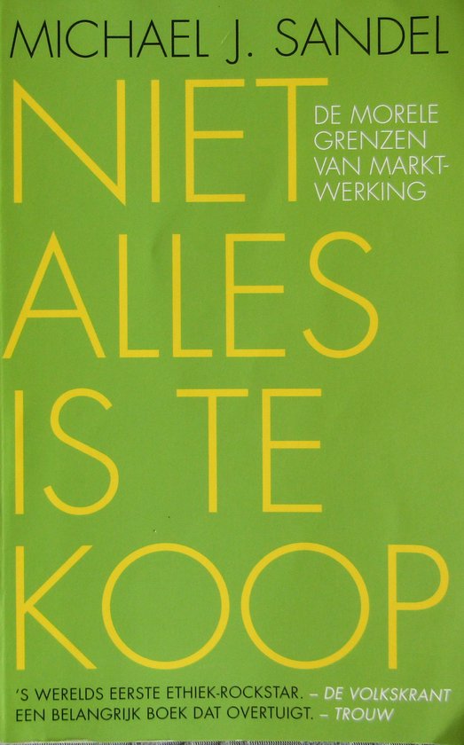 Niet alles is te koop