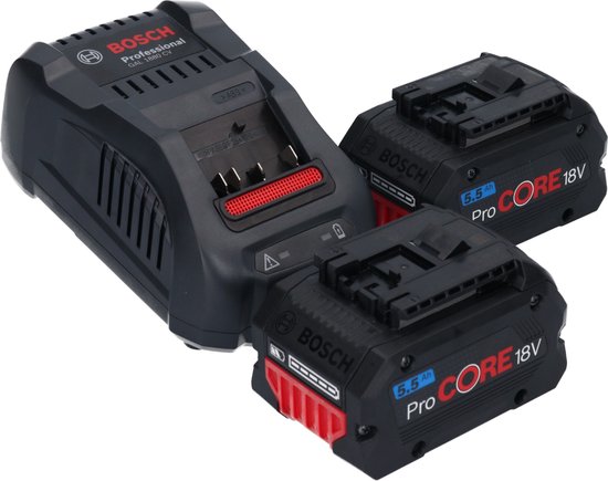 Scie circulaire à métaux sans fil Bosch GKM 18V-50 Professional 18 V 136 mm sans balais + 2 batteries ProCORE 5,5 Ah + chargeur