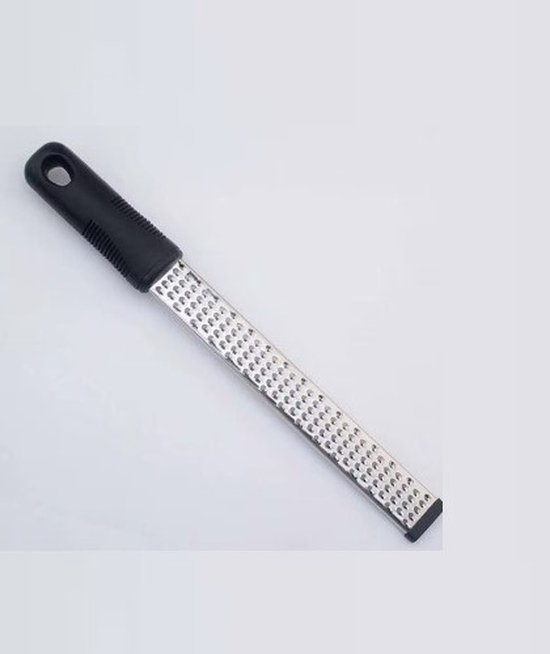 Jumada's Citroenrasp - Citrusrasp - Zesteur - Kaasrasp - Keukenaccessoire - Zwart/Zilver