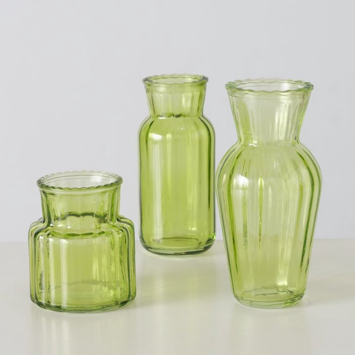 Boltze Home Vaas Tilla 3-delig groen