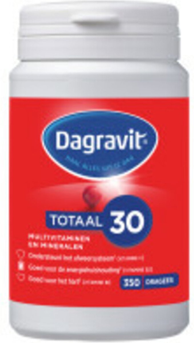 Dagravit Totaal 30 Multivitaminen - 3 x 350 stuks - Voordeelverpakking