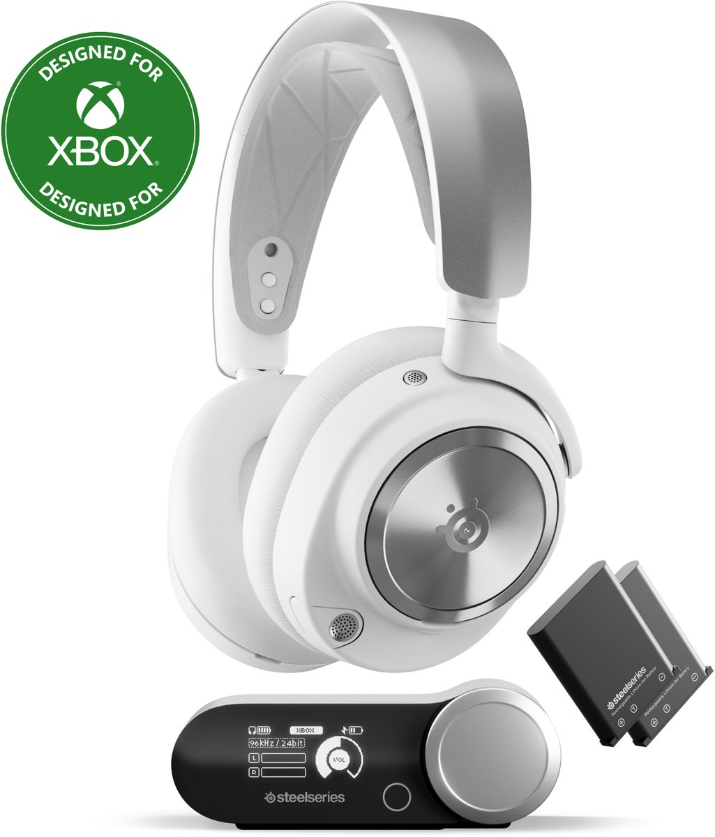 SteelSeries Arctis Nova Pro Wireless Xbox headset - Wit