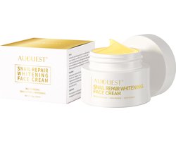 AuQuest - Slakken Crème - Slakkenextract - Slakkenslijmcrème - Slakkengel - Snail Cream - Slakkenslijmgel - Natuurlijke Ingrediënten - Voor Alle Huidtypes - Verzorgt, Versterkt en Geneest - Anti Rimpels - Hydrateert - Collageen Productie - 30g