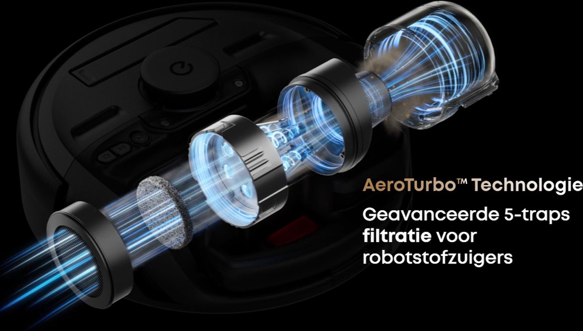 Afbeelding 3 van eufy Clean Robotstofzuiger -Steelstofzuiger - 3-in-1 E20 's Werelds eerste demonteerbare combi-robotstofzuiger met dieptereiniging en Vervangingssets