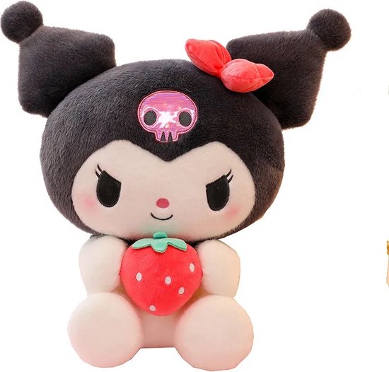 Sanrio - Kuromi knuffel - met aarbei - My Melody - Hello Kitty - Cinnamoroll - PomPomPurin - Pochacco - Kawaii