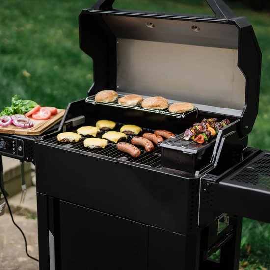 Merkloze Digitale Koolgrill met Wok & Rookoven Functie — afbeelding 4