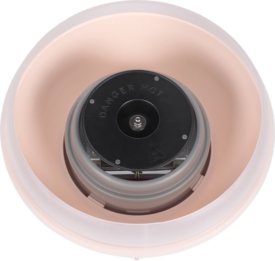 Princess 292990 Suikerspinmaker - Suikerspinmachine - 500 W - Met 10 stokjes en maatlepel - Kinderfeestje - party - Roze - BPA vrij - Cotton Candy - Pink