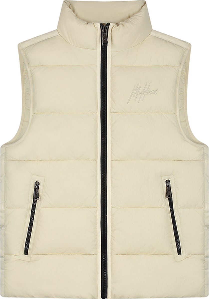Malelions Matt Crinkle Padded Vest Geel