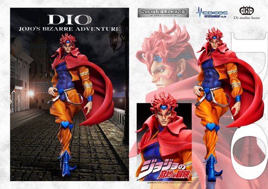 JoJo's Bizarre Adventure Partie 3 - Figurine Dio 17cm - Statuette Legend PVC - Anime