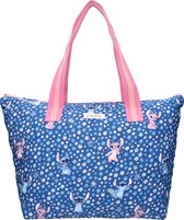 Sac à main Stitch Famous Floral - Blauw - Stitch & Angel - Fleurs
