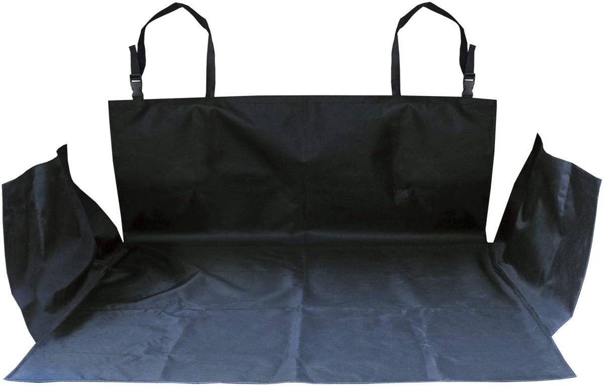 Candala Universele waterdichte kofferbakbescherming, duurzame kofferbakdeken, huisdierenzitmat voor auto’s, SUV’s, MPV’s, bestelwagens, vrachtwagens, zwart (155 x 104 cm)
