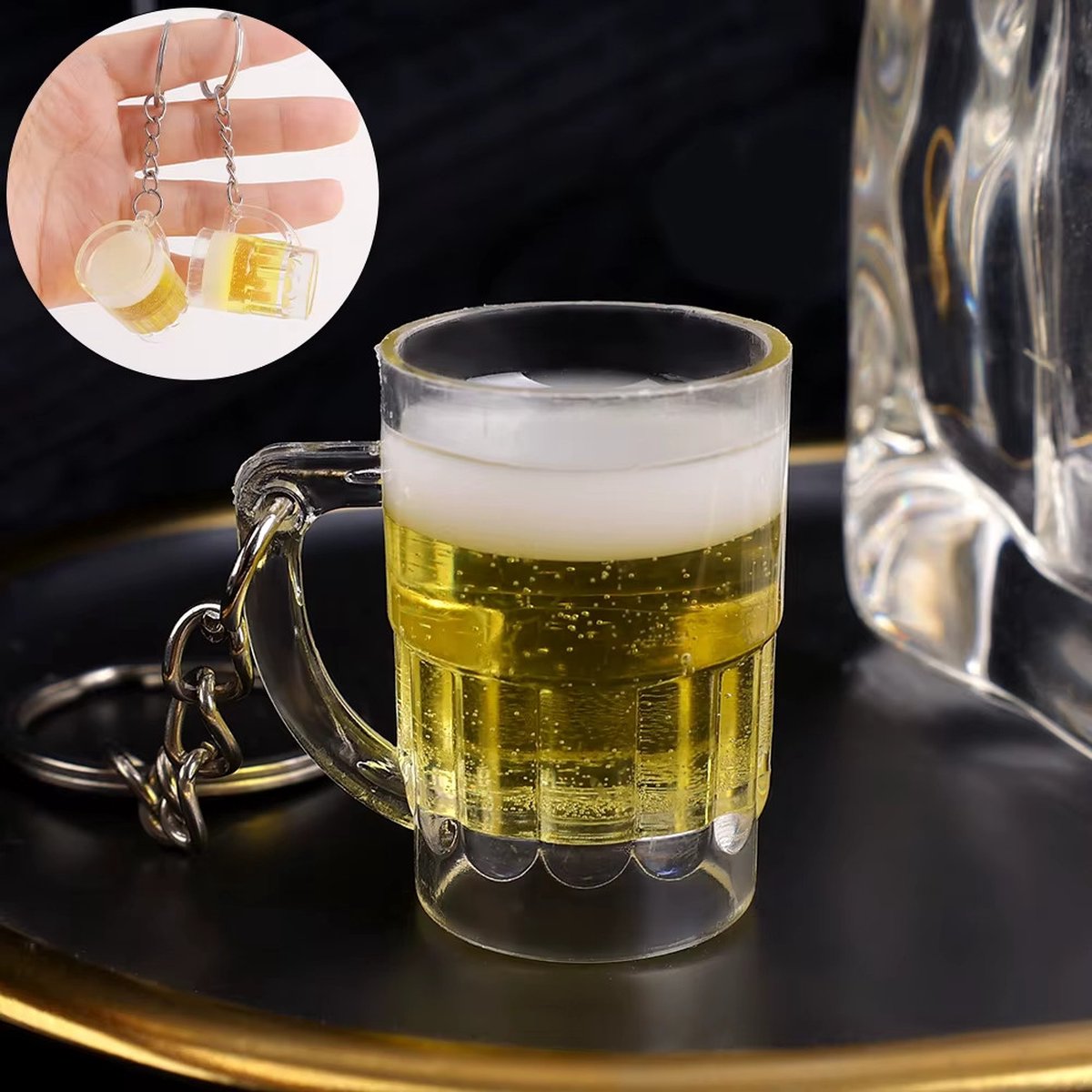 Sleutelhanger Bierpul