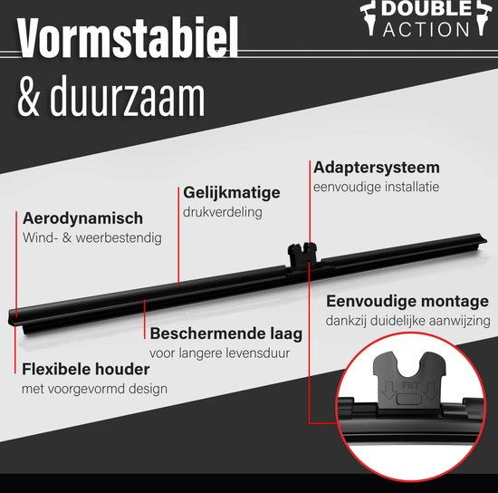 DoubleAction Ruitenwissers | Tesla Model 3, bj 09.2016 - heden