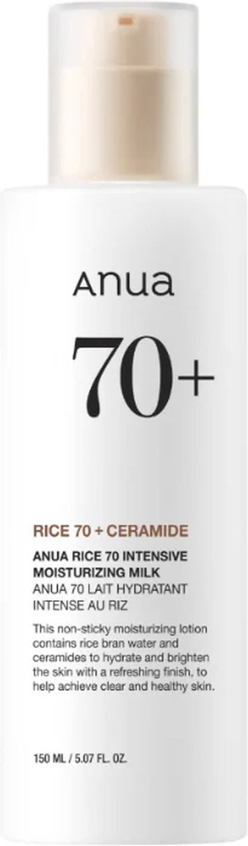 Goedkoopste ANUA Rice 70 Intensive Moisturizing Milk