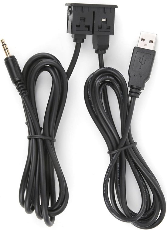 Fones de ouvido HiFi Tecmaster de 3,5 mm, cor preta