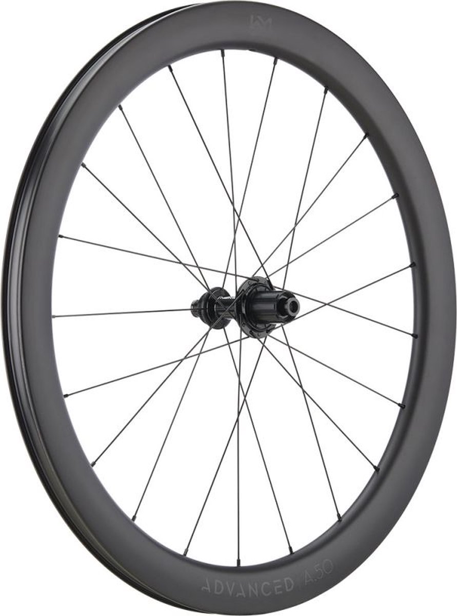 NEWMEN WHEEL ADVANCED A.50 - 28 Inch - Fietswiel Racefiets - Carbon - Bandbreedte 28 tot 30 mm - Achterwiel - Zwart
