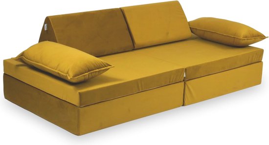 Montessori Speelbank Luxe Fluweel Goud van Kave Home — afbeelding 5