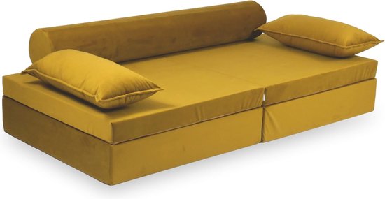 Montessori Speelbank Luxe Fluweel Goud van Kave Home — afbeelding 4