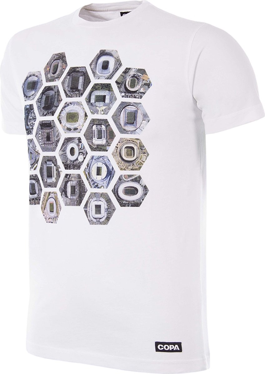 COPA - Hexagon Stadium T-Shirt - Heren - Wit - S
