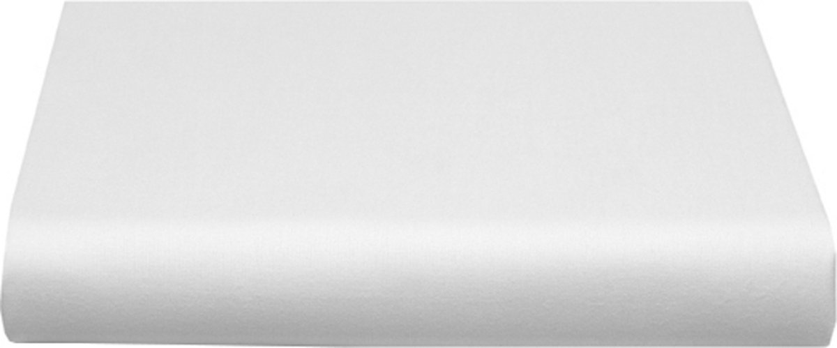 Cinderella Dubbel Jersey Hoeslaken - 1 persoons - Ook Geschikt voor Boxspring - 80/90x210/220 & 100x200 - tot 25 cm - Wit
