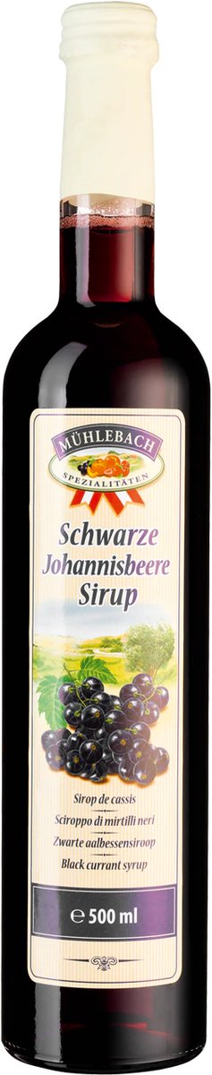 Siroop Zwarte Bessen 500 ml