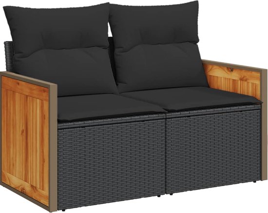 Ambientehome Auflage mit Rückenteil für Bank, Polsterauflage