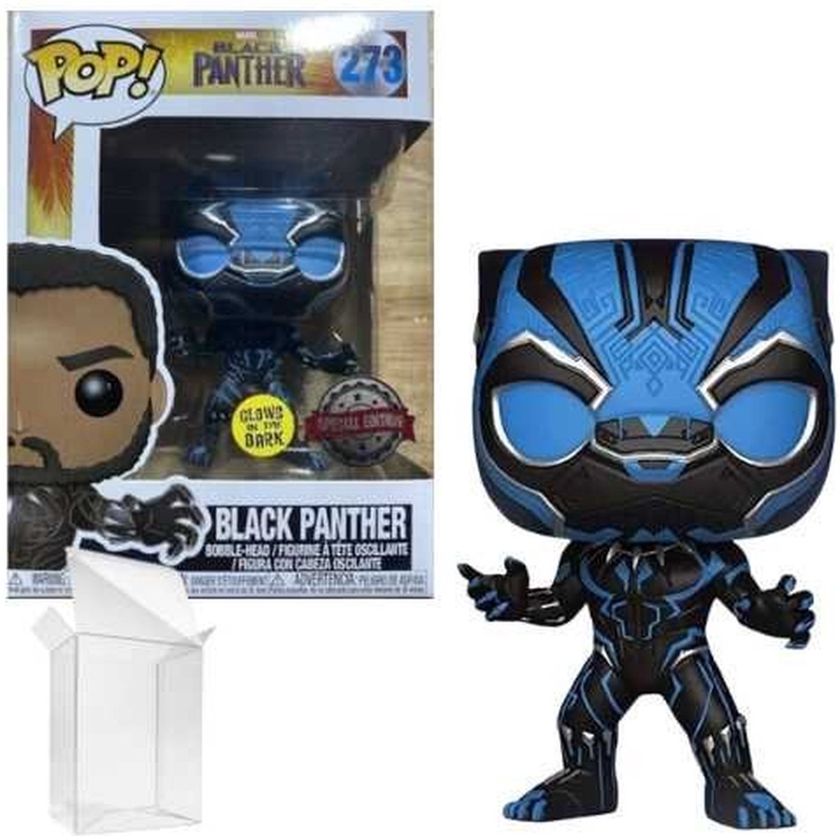 Funko POP! Black Panther: Black Panther (GiTD)(Walmart) #273