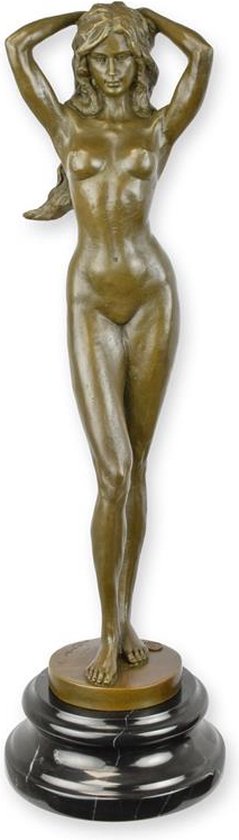 Femme nue - Statue en bronze - sculpture érotique - 50,3 cm de hauteur