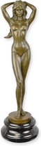 Femme nue - Statue en bronze - sculpture érotique - 50,3 cm de hauteur