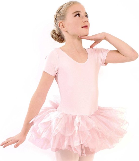 openbaring glans lastig Tutu Balletpakje roze | Balletpakje met tutu voor een meisje | "Alexandra"  | maat 92 |... | bol.com