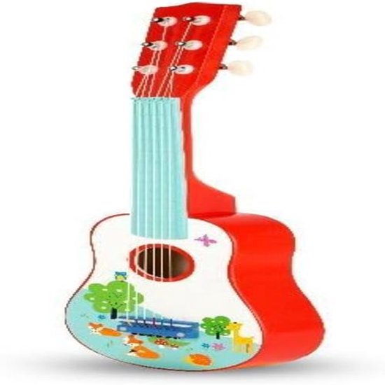 MILISTEN Kinderen Plastic Ukulele Gitaar Speelgoed 4 Snaren Dinosaurus Patroon Peuter Muziekinstrumenten Speelgoed Mini Gitaar Educatief Speelgoed Voor Kinderen Kind Kinderen