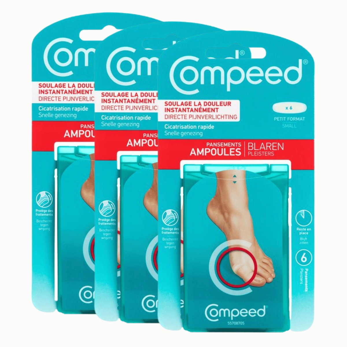 Compeed Blarenpleisters Small - Tenen - 3 x 6 stuks