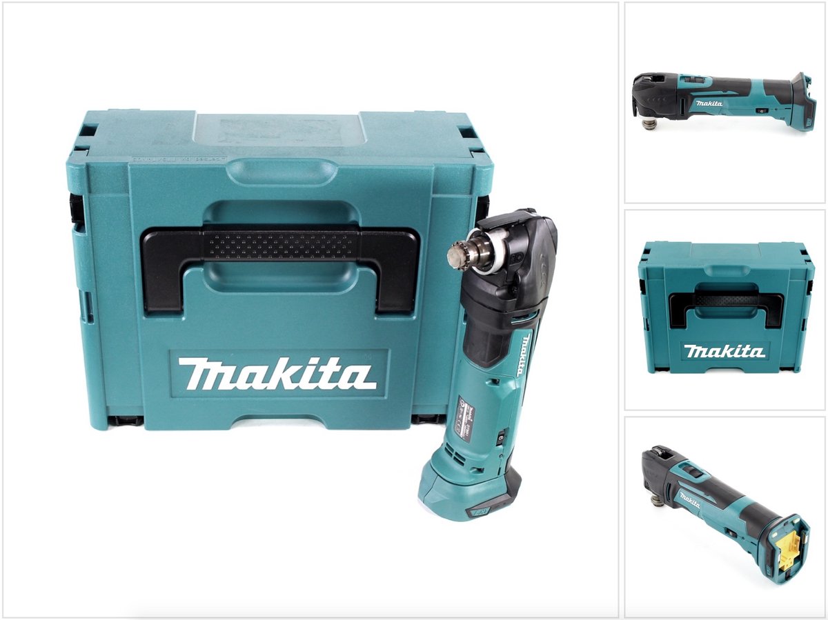 Makita DTM 51 ZJ 18V Li-Ion accu multifunctioneel gereedschap Solo in Makpac - zonder accessoires, zonder accu, zonder oplader