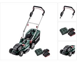Metabo RM 36-18 LTX BL 36 Accu grasmaaier 36 V ( 2x 18 V ) LTX Brushless + 2x accu 4.0 Ah + lader