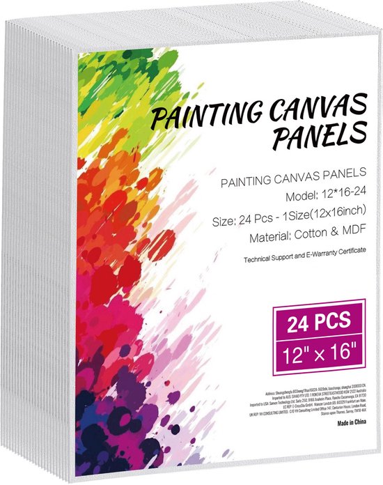 Canvas Board - Canvaspaneel - A3 formaat - Foamtastic Crafts Canvas Board - Canvaspaneel - A3 formaat - Foamtastic Crafts