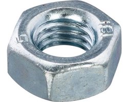 Zeskantmoer m6 - 25 stuks - Gegalvaniseerd verzinkt- Zeskant moer