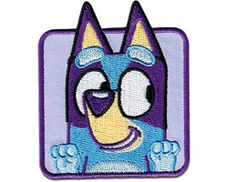 Catch the Patch Bluey - Strijkapplicatie - Officieel merchandise - 5,2 x 6 cm