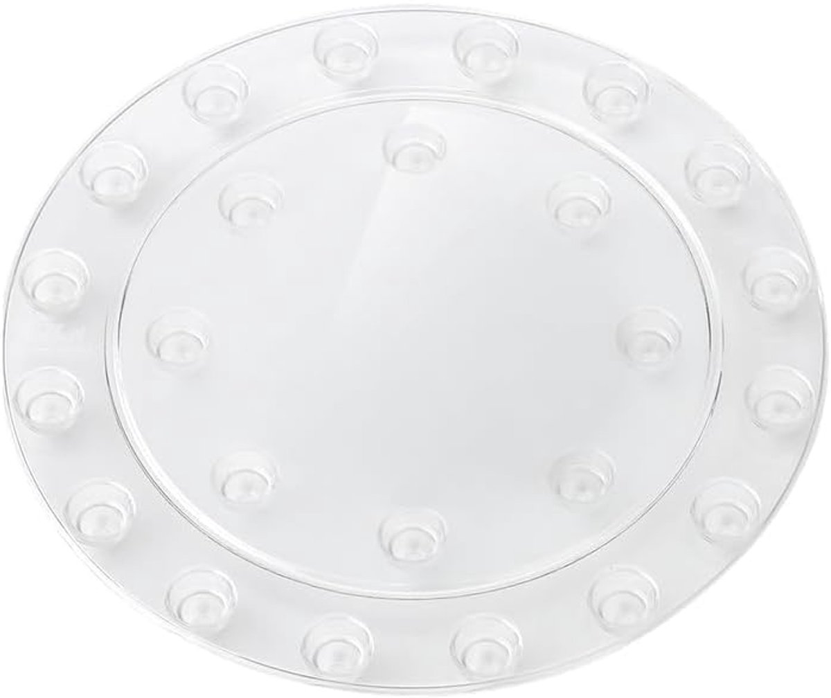 Transparante Vloerbeschermer Rond Ø 18 cm - Bescherming voor Binnenplanten
