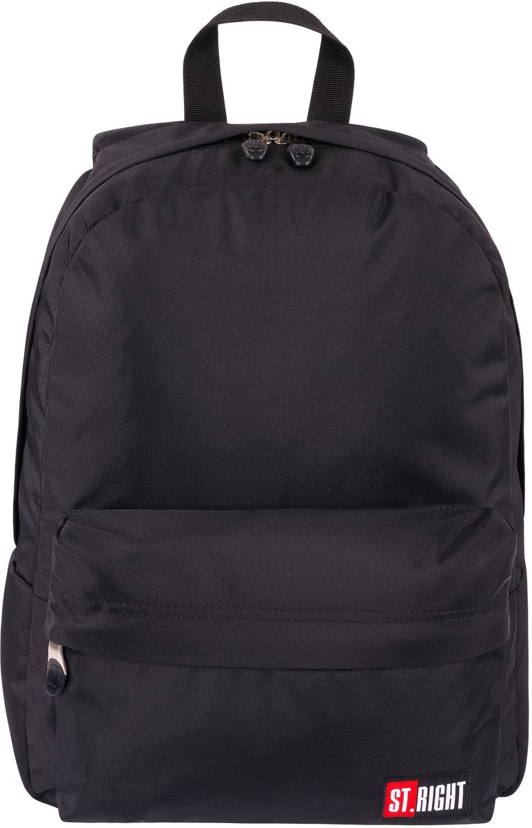 St.Right - rugzak - schooltas - 40x31x17 cm - 15" laptopvak - 16 liter - zwart