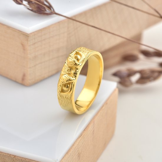 14k gouden creolen vintage - Goldberg