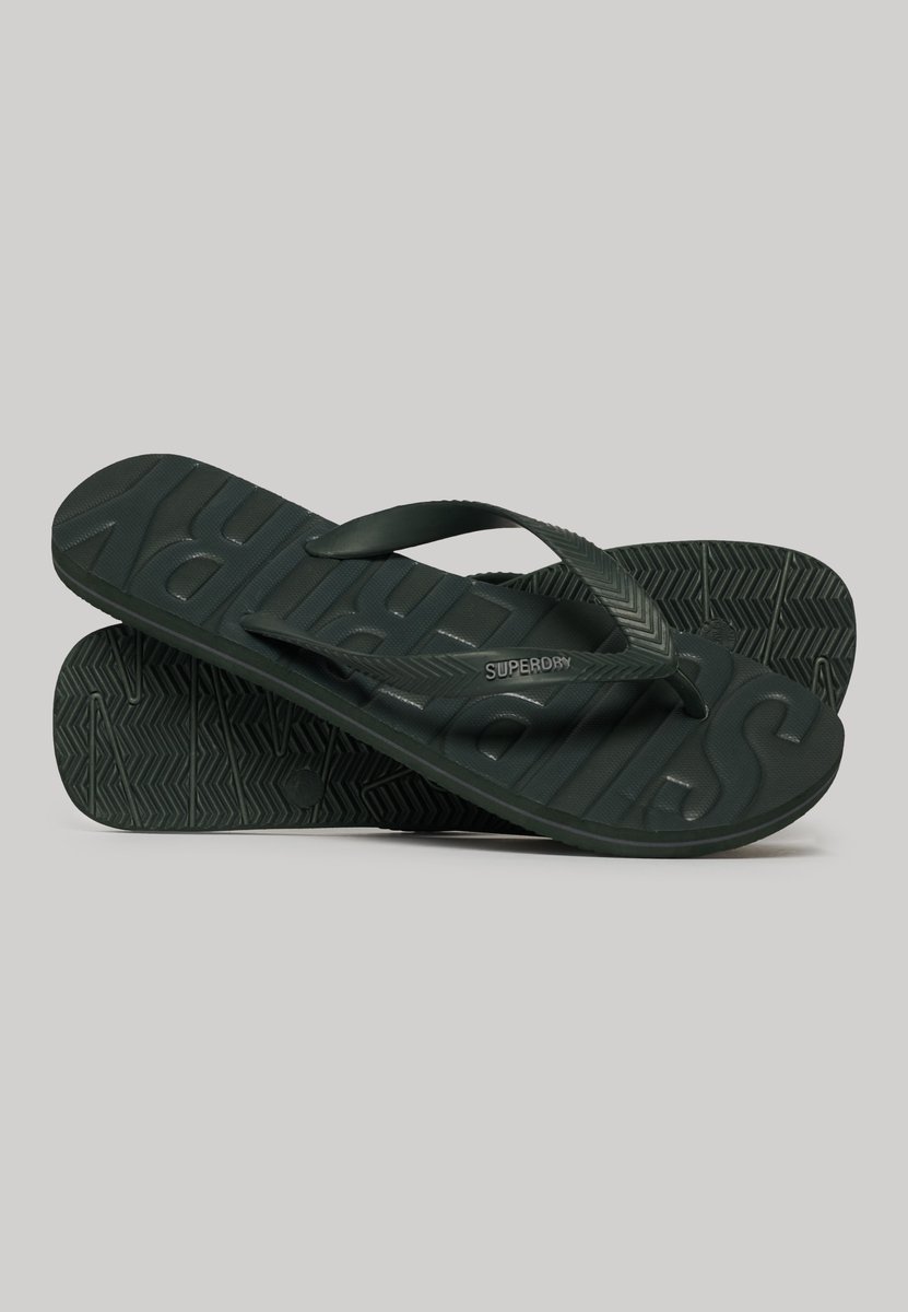 Superdry Vegan Vintage Kinderenlippers Heren Slippers Groen
