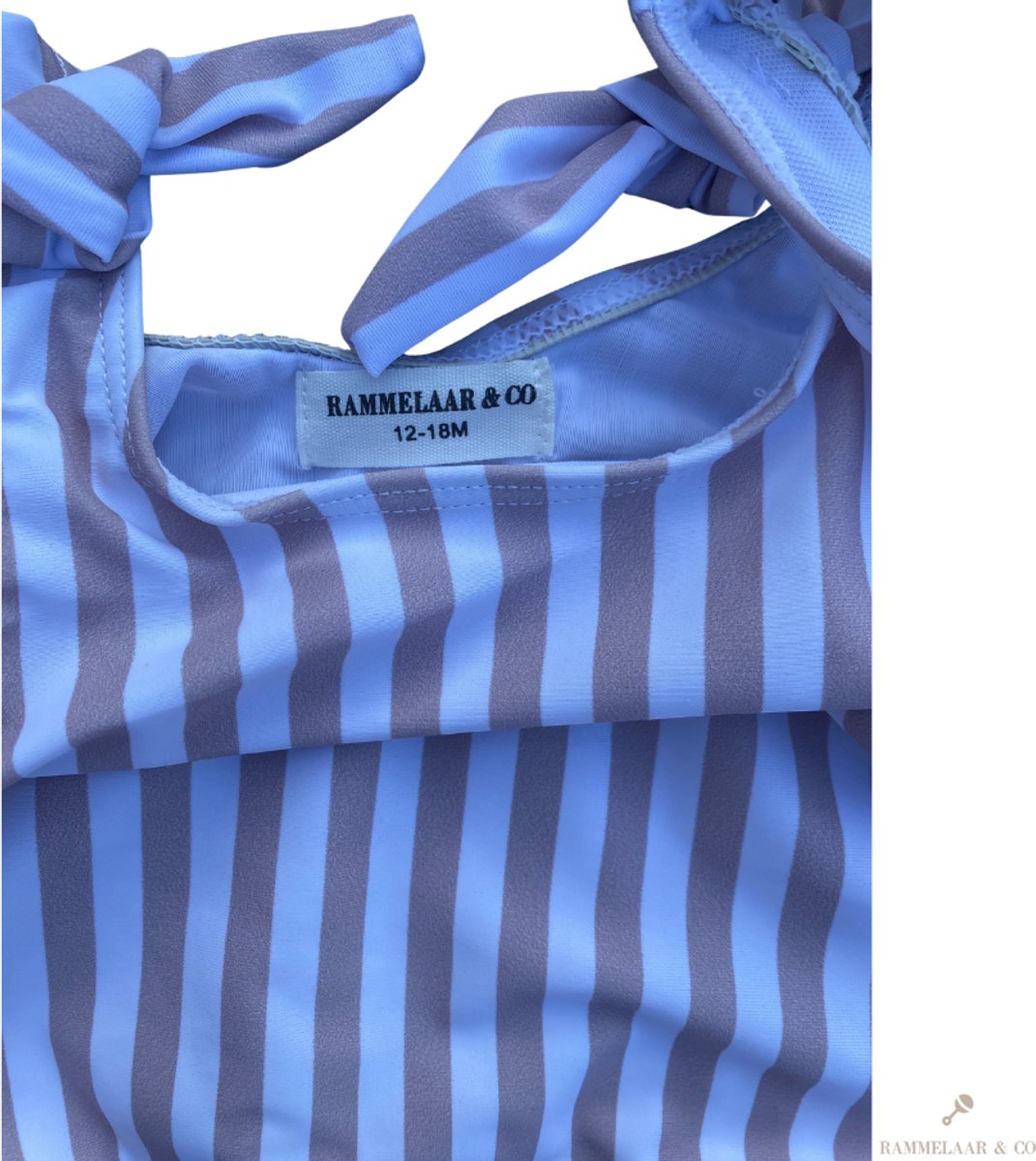 Rammelaar&Co Badpak Soft Stripes - Badpak Meisjes — afbeelding 3