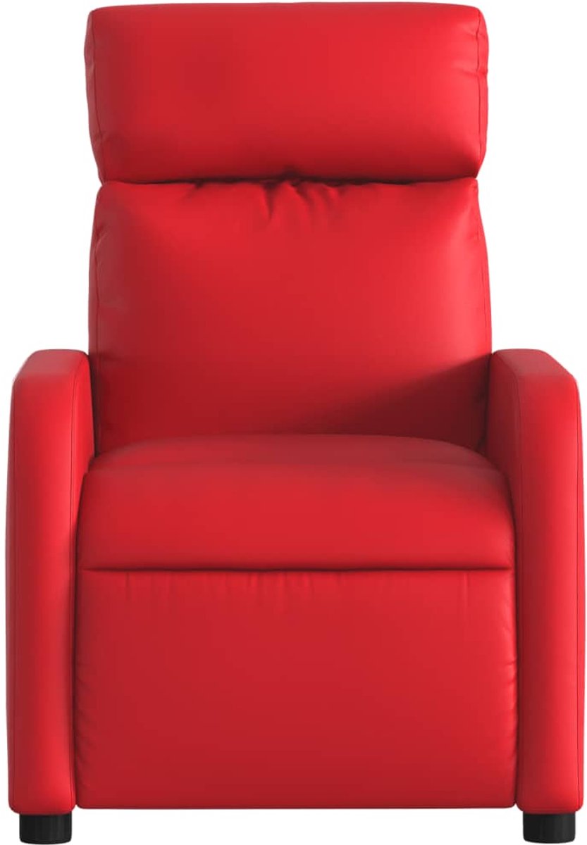 Afbeelding 2 van vidaXL Massagestoel Verstelbaar Kunstleer Rood Ergonomisch